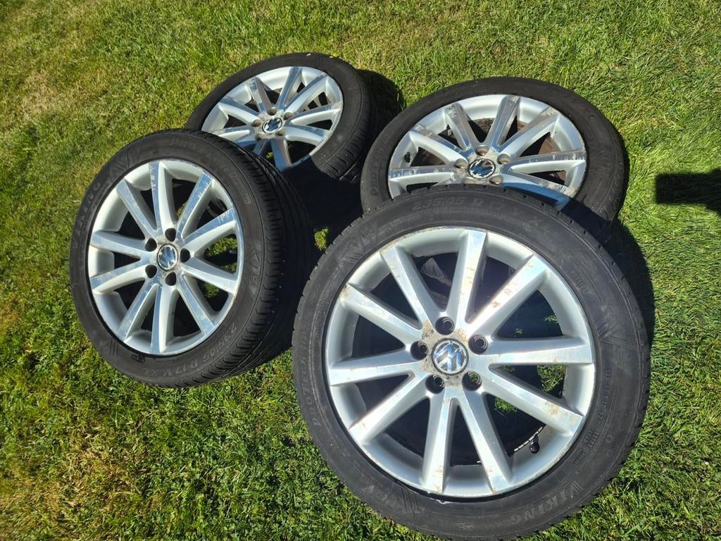 Orginele Lemans velgen Volkswagen 17 inch. Nieuwe banden, Ophalen of Verzenden, Gebruikt