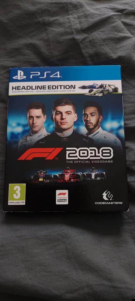 F1 2018 Headline Edition PS4 - Officiële Videogame, Spelcomputers en Games, Games | Sony PlayStation 4, Gebruikt, Racen en Vliegen