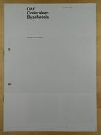 DAF Ondervloer Bus Chassis Brochure 1964 MB200 MB200T, Ophalen of Verzenden, Zo goed als nieuw, Overige merken, DAF
