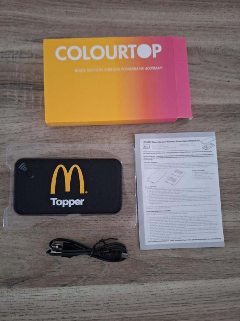 McDonald's Powerbank 4000 mAh - Nieuw in doos, Ophalen of Verzenden