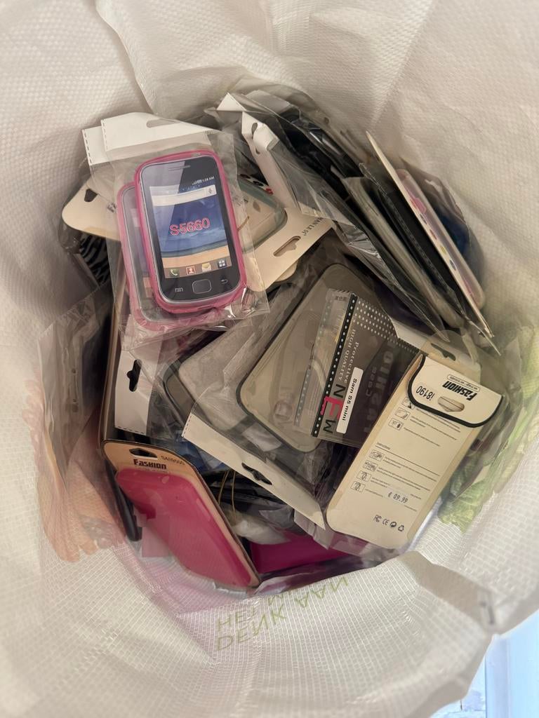 Grote partij telefoonhoesjes - Diverse modellen, Ophalen, Nieuw, Hoesje of Tasje