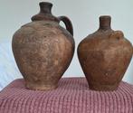 2 antieke aardewerk kruiken, Ophalen of Verzenden