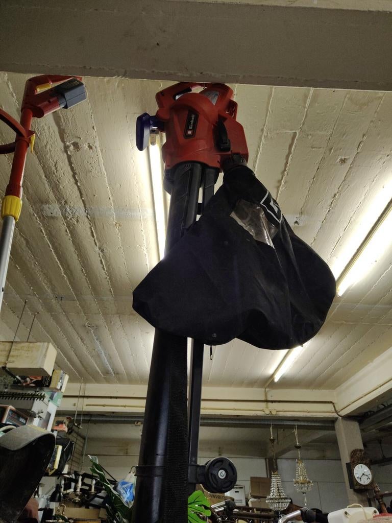 Einhell Elektrische Bladblazer/Bladzuiger, Tuin en Terras, Bladblazers, Ophalen, Gebruikt, Met opvangzak, Handgedragen