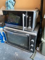 Severin Magnetron - Zilverkleurig en Compact, Witgoed en Apparatuur, Magnetrons, Ophalen, Gebruikt, Minder dan 45 cm, Magnetron