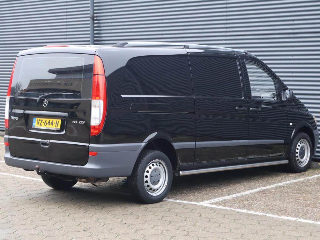 Mercedes-Benz Vito 113 CDI 343 |2x schuifdeur|Airco|3 Pers., Auto's, 13 km/l, Euro 5, Gebruikt, Zwart