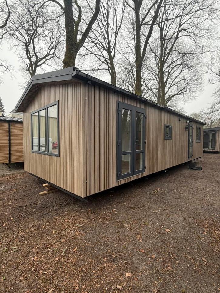 Chalet te koop : Ultimate Capri 1100x400, Caravans en Kamperen, Stacaravans, tot en met 4, Ophalen of Verzenden