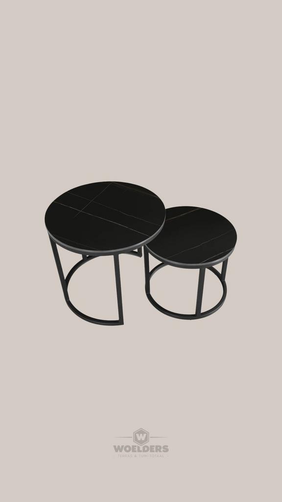 Salontafel met Marmerlook blad, Ophalen, Nieuw