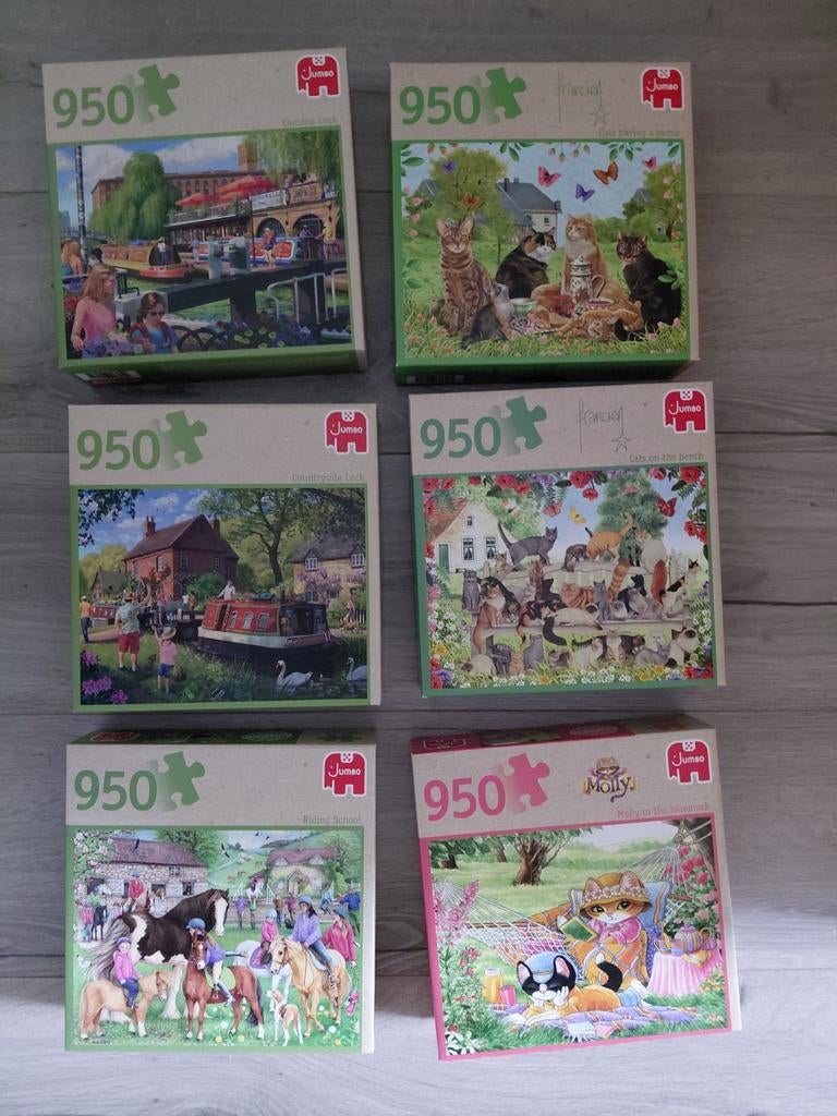 Jumbo puzzels, Ophalen, 500 t/m 1500 stukjes, Zo goed als nieuw