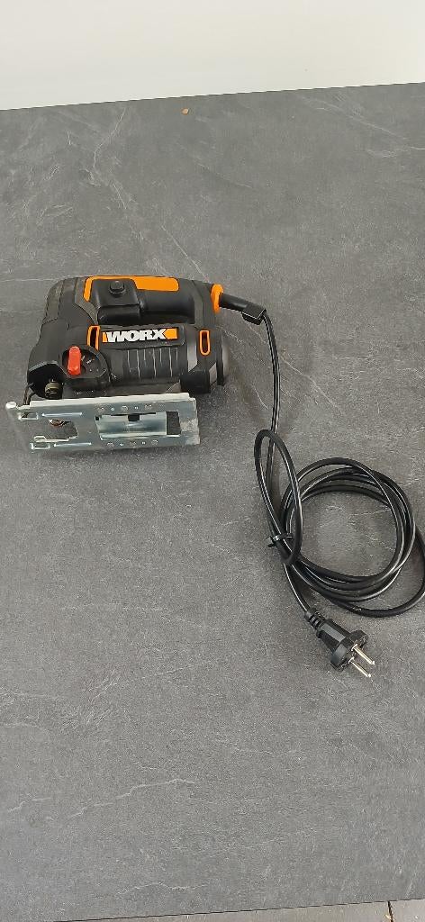 Worx decoupeerzaag afkortzaag zaag, Doe-het-zelf en Verbouw, Gereedschap | Zaagmachines, Gebruikt, Decoupeerzaag, Minder dan 600 watt