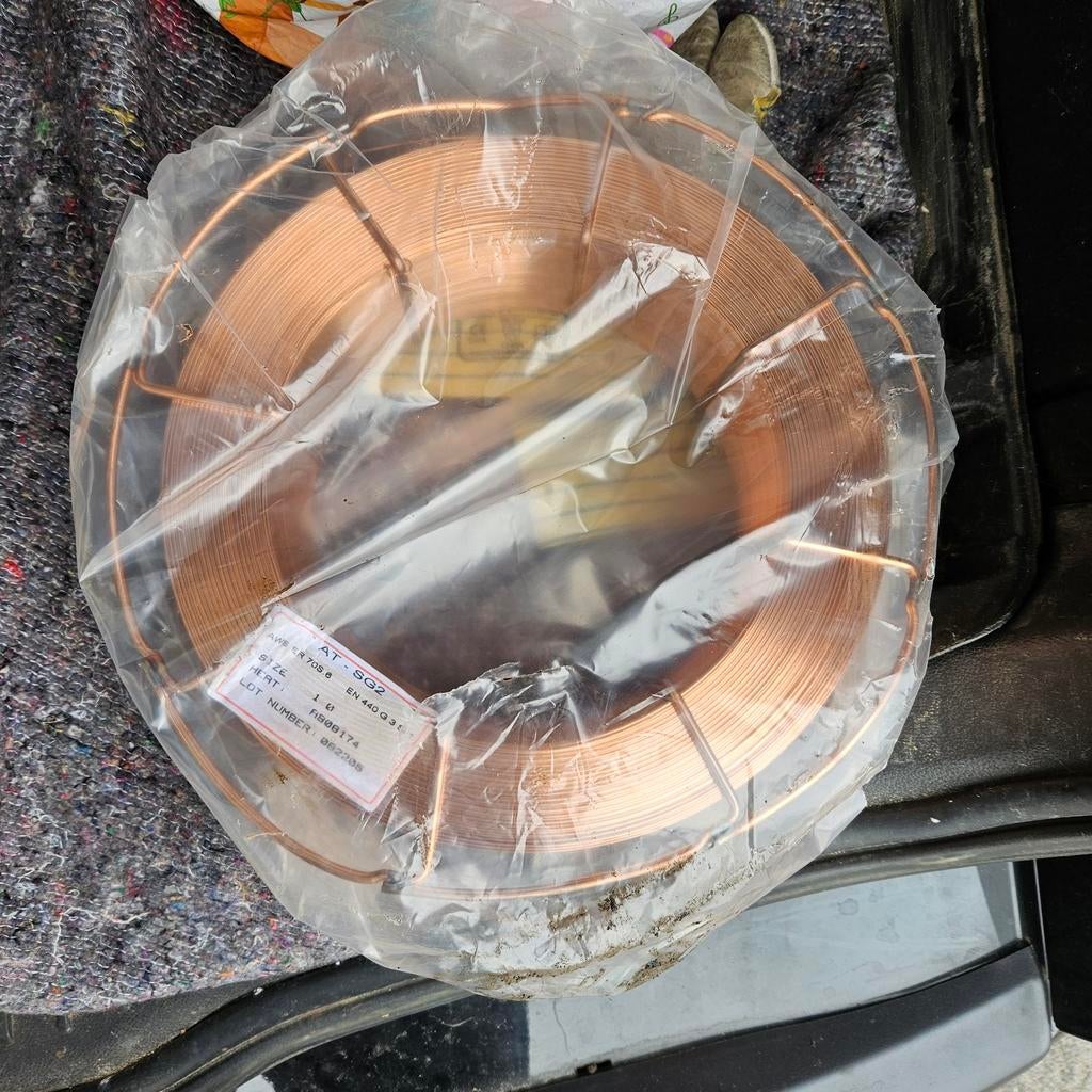 Verkoperd Staal (SG2) MIG lasdraad 1.0mm - 16KG, Ophalen of Verzenden, Nieuw, Overige typen