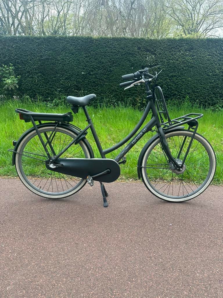 Cortina U4 Mat Zwart elektrische fiets, Ophalen of Verzenden, Zo goed als nieuw