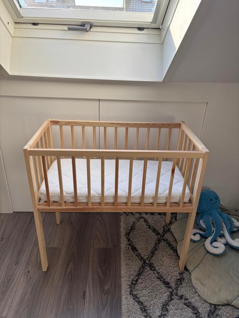 Co-sleeper met matras (40x80 cm), Ophalen, Zo goed als nieuw, Wieg