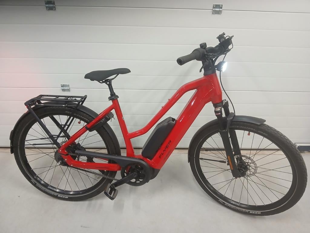 Flyer Upstreet 2023 - 2 accu's 1290 wh!!, Panasonic mid, Fietsen en Brommers, Elektrische fietsen, Zo goed als nieuw, 51 tot 55 cm