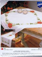 Cado  vervaco voorbedrukt borduurpakket  Kerstrozen, Ophalen of Verzenden, Nieuw, Handborduren, Borduurpakket