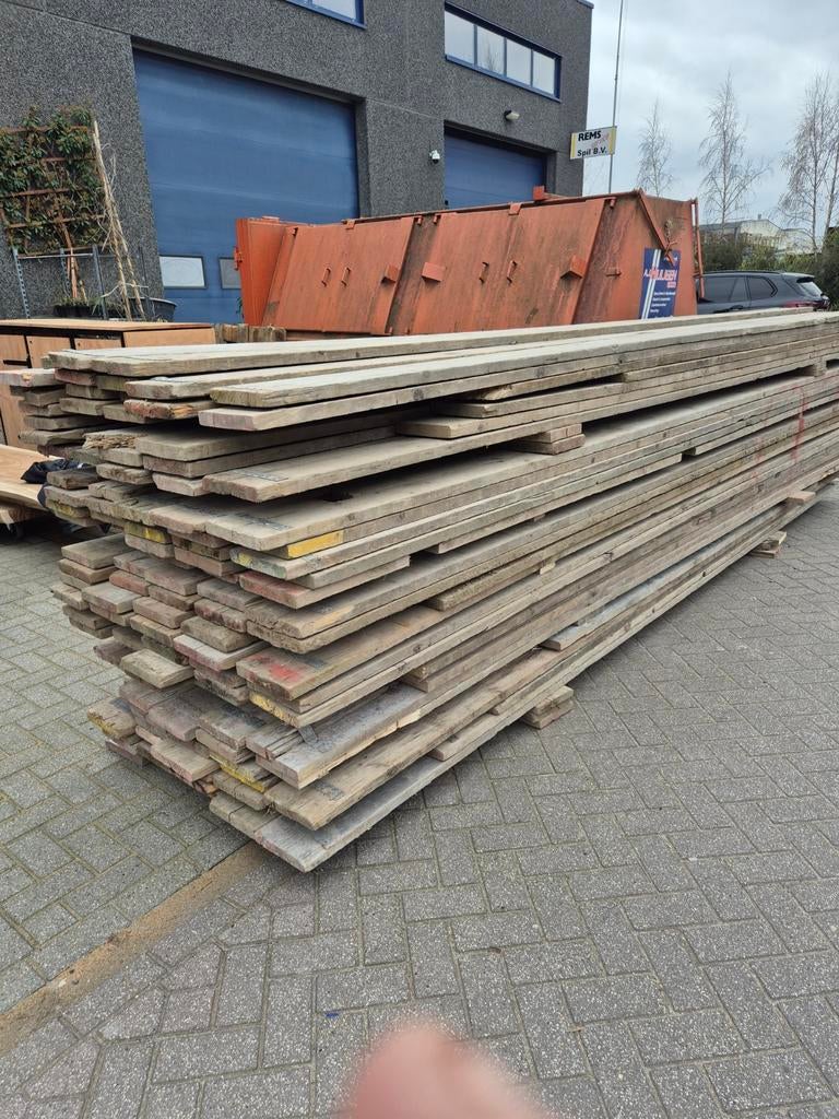 Steigerhout gebruikt, Ophalen, Gebruikt, 25 tot 50 mm, Plank