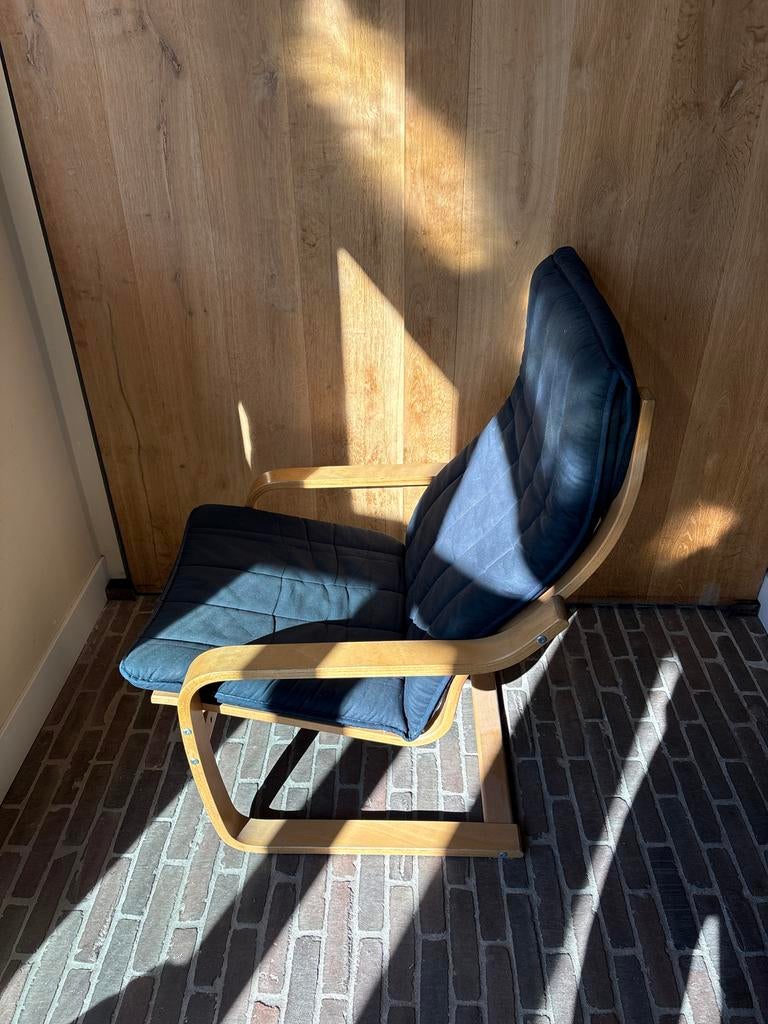 Poäng IKEA stoel, Ophalen, Blauw, Zo goed als nieuw, Eén