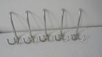vintage kapstokhaken 5 stuks, Gebruikt, Wandhaken, Ophalen of Verzenden, Minder dan 100 cm