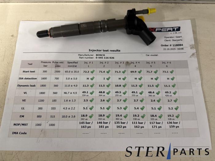 Verstuiver (diesel) van een Mercedes CLS-Klasse, Auto-onderdelen, Gebruikt, -, Ophalen of Verzenden, -