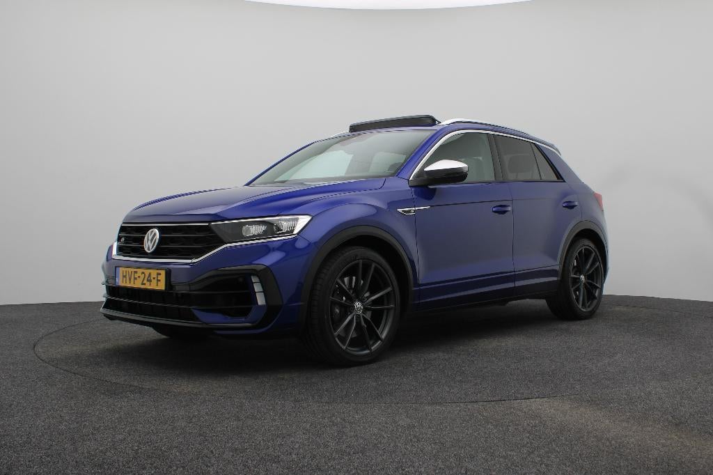 Volkswagen T-Roc 2.0 TSI 300pk 4Motion 7-DSG 2021 Lapiz Blue, Auto's, Automaat, Euro 6, 4 cilinders, Blauw