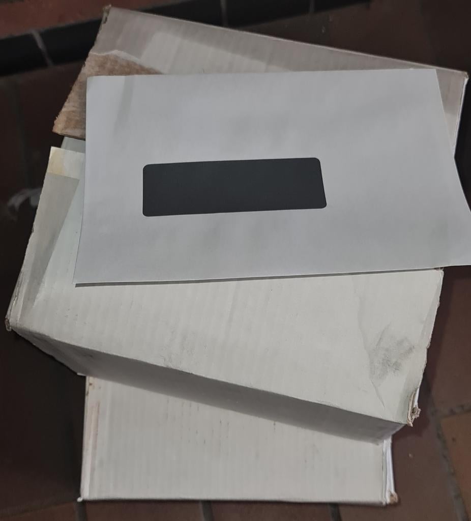 Enveloppen 2 dozen met venster, Ophalen of Verzenden, Envelop