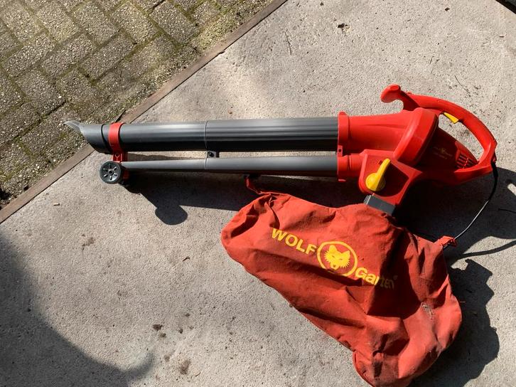 Wolf Garten Bladblazer LBV 2600 E - Elektrisch, Tuin en Terras, Bladblazers, Gebruikt, Handgedragen, Elektrisch, Met opvangzak