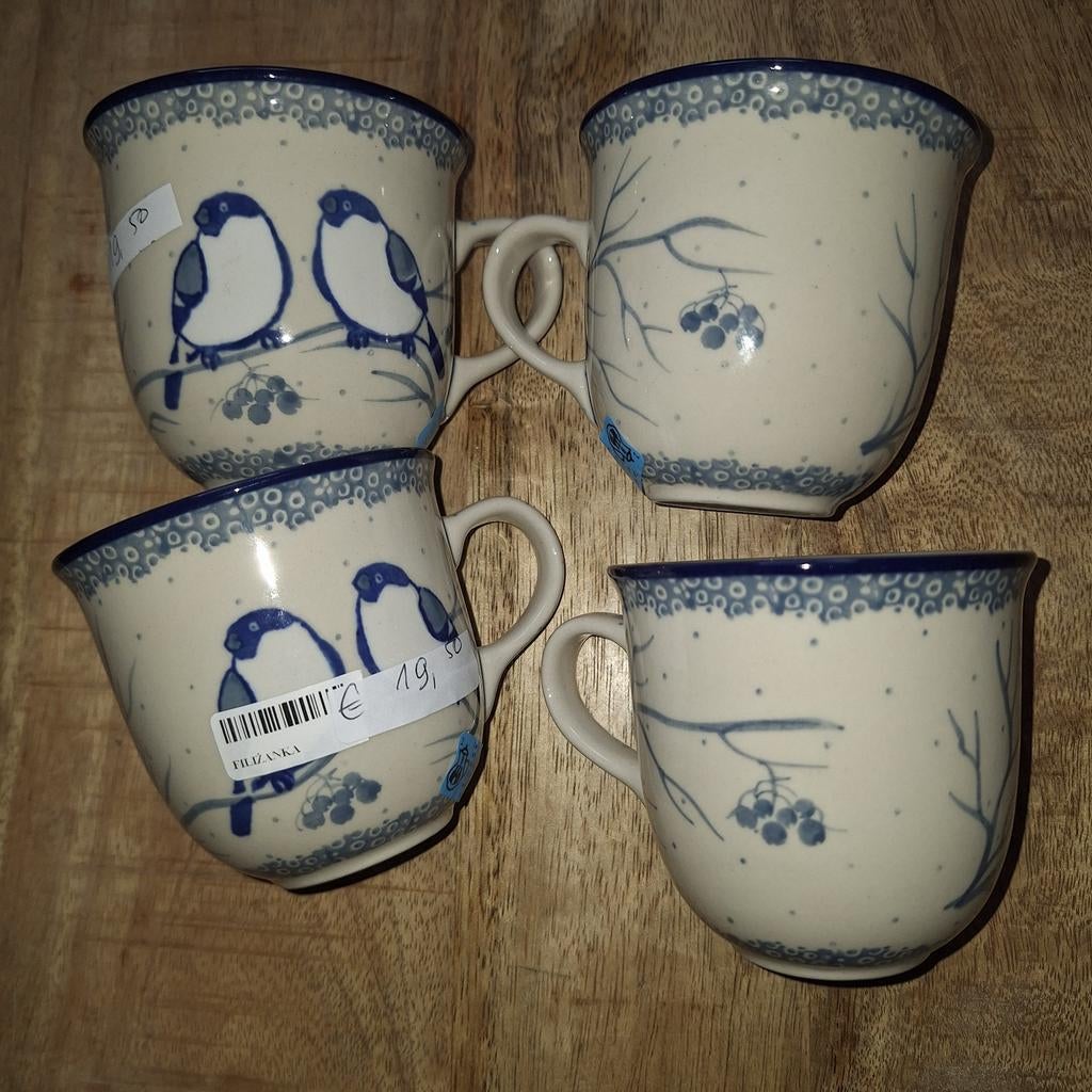 Tulpmokken Unikat Bunzlau Castle Pools keramiek-nieuw, Keramiek, Overige typen, Nieuw, Ophalen of Verzenden