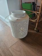 Windlicht, lantaarn, wit, groot 38 hoog, Ophalen of Verzenden