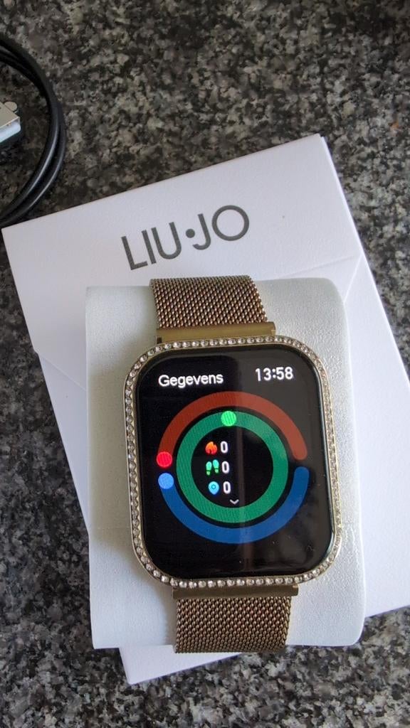 Liu jo smartwatch, Ophalen, Gebruikt, Zwart, Android