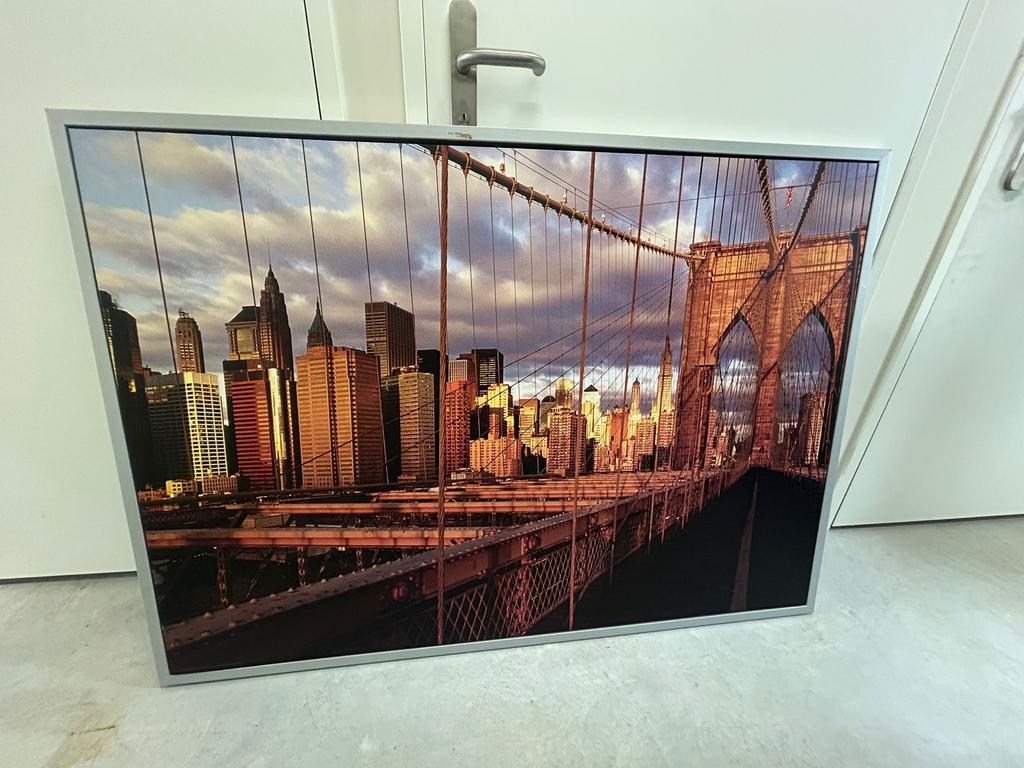 IKEA Foto Brooklyn Bridge New York, Ophalen, Gebruikt, 50 tot 75 cm, 75 tot 100 cm