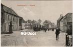 Ansichtkaart - Briefkaart Tram Stationsplein Hasselt 1913, Ophalen of Verzenden, Voor 1920, Gelopen, Overijssel