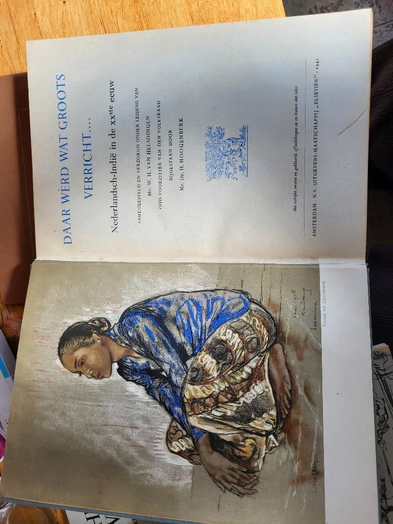Boeken Nederlandsch-Indië, Boeken, Van Helsdingen en Hoogenberk, Ophalen, 20e eeuw of later, Gelezen