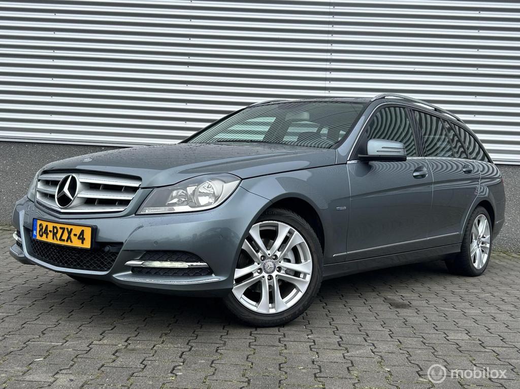 Mercedes C-klasse Estate 180 business class 125! Avantgarde, Automaat, Euro 5, Zwart, Origineel Nederlands