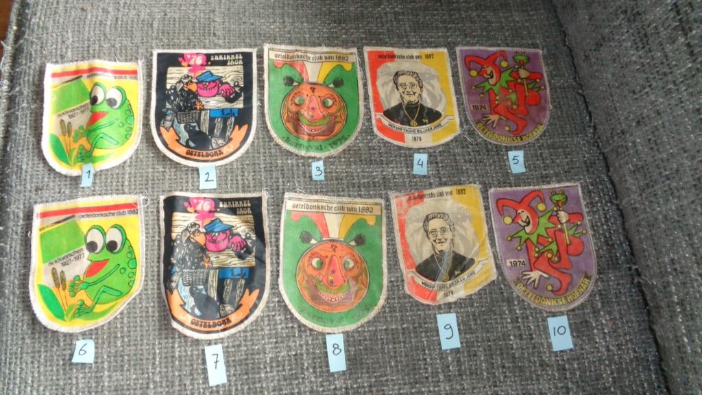 Oeteldonk carnaval embleem patch, Kleding | Dames, Carnaval, Verzenden, Accessoires, Gedragen