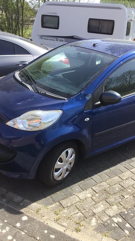 Peugeot 107 1.0 12V 3DR 2006 Blauw, Auto's, Voorwielaandrijving, 765 kg, 68 pk, Handgeschakeld