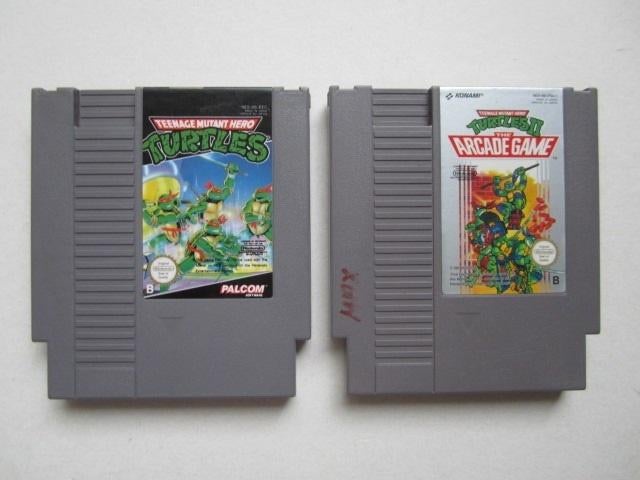 Teenage Mutant Ninja Turtles 1 of 2 NES Nintendo, Spelcomputers en Games, Games | Nintendo NES, Avontuur en Actie, Gebruikt, 1 speler