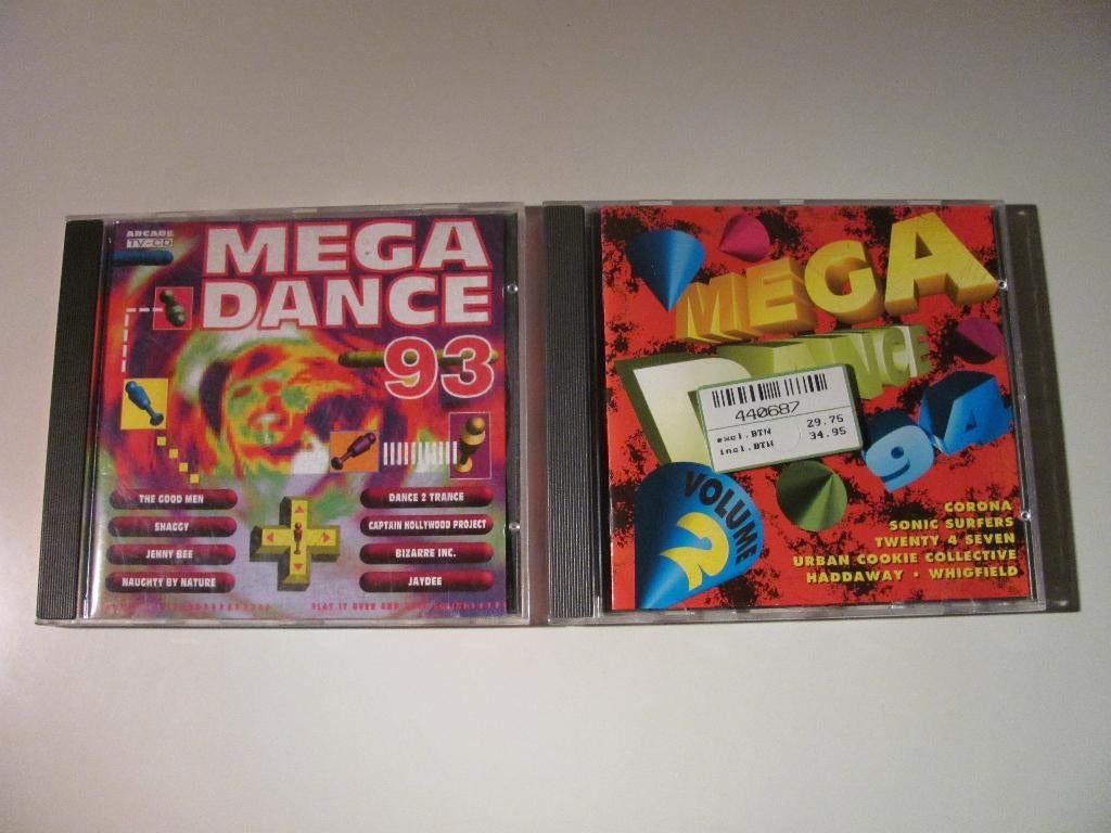 Mega Dance cd 93 + 94, Ophalen of Verzenden, Gebruikt, Overige genres