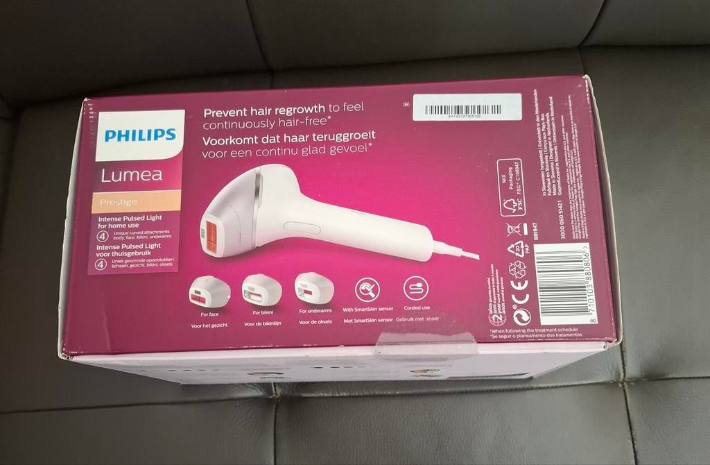 Philips Lumea Prestige IPL ontharingsapparaat, Ophalen of Verzenden, Nieuw, Scheren en Epileren