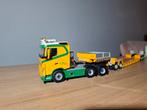 P.Vos Volvo FH4 met 2 assige dolly en 3 assige dieplader, Hobby en Vrije tijd, Modelauto's | 1:50, Ophalen of Verzenden, Bus of Vrachtwagen