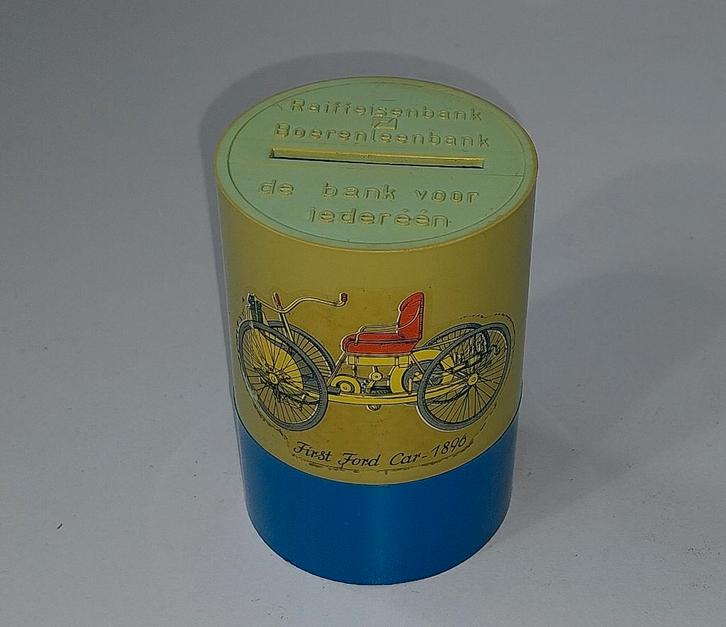 Spaarpot Raiffeisenbank / Boerenleenbank, verzamel item, Verzamelen, Spaarpotten, Gebruikt, Overige thema's, Kunststof, Ophalen of Verzenden