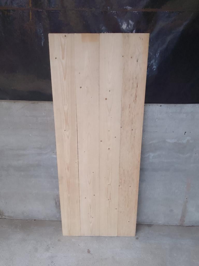 Robuuste landelijke houten tuinpoort, Tuin en Terras, Ophalen, Nieuw, Hout, Draaipoort