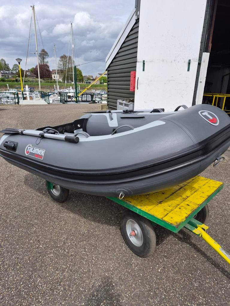 Talamex Highline 2.30 met airdek en aluminium bankje, Watersport en Boten, Rubberboten, Overige merken, Aluminium, Ophalen of Verzenden