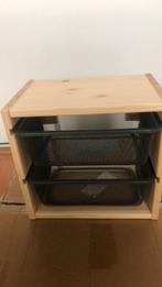 Ikea Trofast systeem met 2 metalen mandjes, Ophalen of Verzenden, Zo goed als nieuw