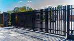 Moderne inrijpoort uit voorraad leverbaar: Verticale 400x180