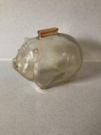vintage glazen spaarvarken van Anchor Hocking, Ophalen of Verzenden