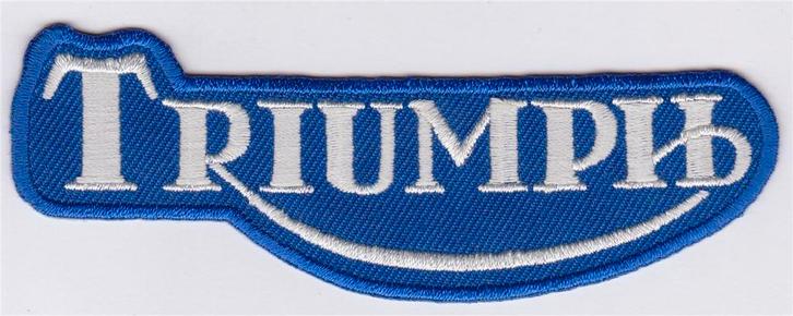 Triumph stoffen opstrijk patch embleem #15, Motoren, Accessoires | Overige, Nieuw, Ophalen of Verzenden