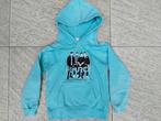 Fource blauw capuchon trui maat 122 / 128 truitje, Meisje, Trui of Vest, Just Hoods, Ophalen of Verzenden