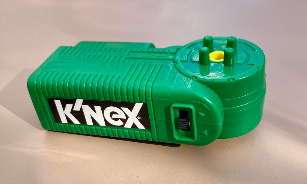 K’nex groene motor, Kinderen en Baby's, Speelgoed | Bouwstenen, Ophalen of Verzenden, Gebruikt, K'nex