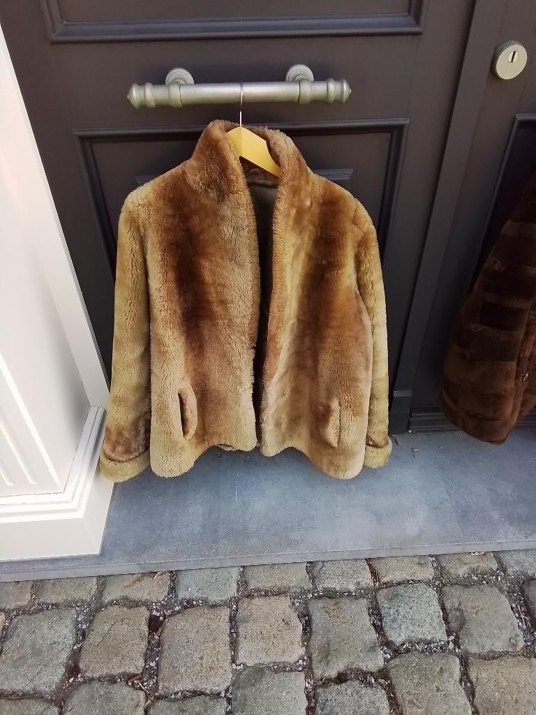 bontjas, Kleding | Dames, Jassen | Winter, Ophalen of Verzenden, Zo goed als nieuw, Bruin