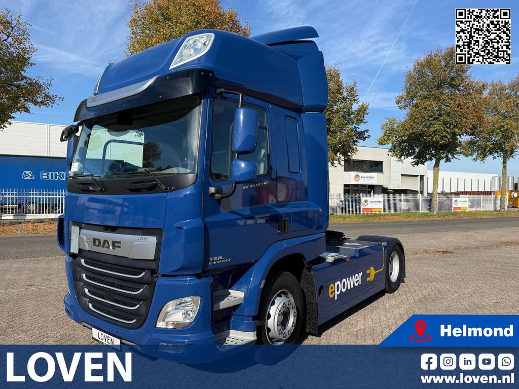 DAF CF 210 FT VDL ELECTRIC (bj 2023), Auto's, Achterwielaandrijving, Blauw, Te koop, BTW verrekenbaar
