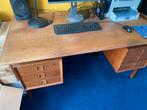 Vintage jaren 60 antiek teak directiebureau, Ophalen